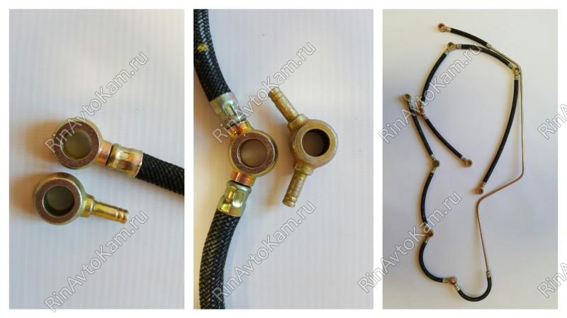 Трубки дренажные из 2-х ЗАВОД (с шайбами) 740-1104346+..370 Трубки дренажные из 2-х ЗАВОД (с шайбами) 740-1104346+..370